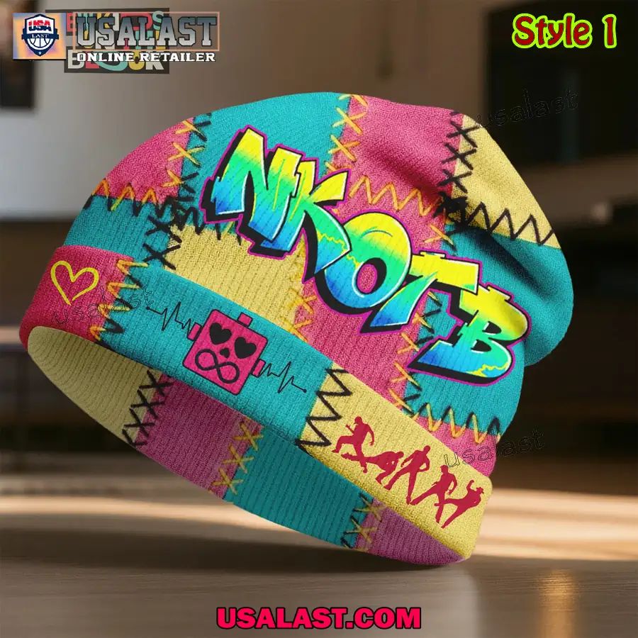 NKOTB Band Edition Beanie Hat - Adult & Kids T-Shirts, Sweatshirts & Hoodies apparel design preview 1