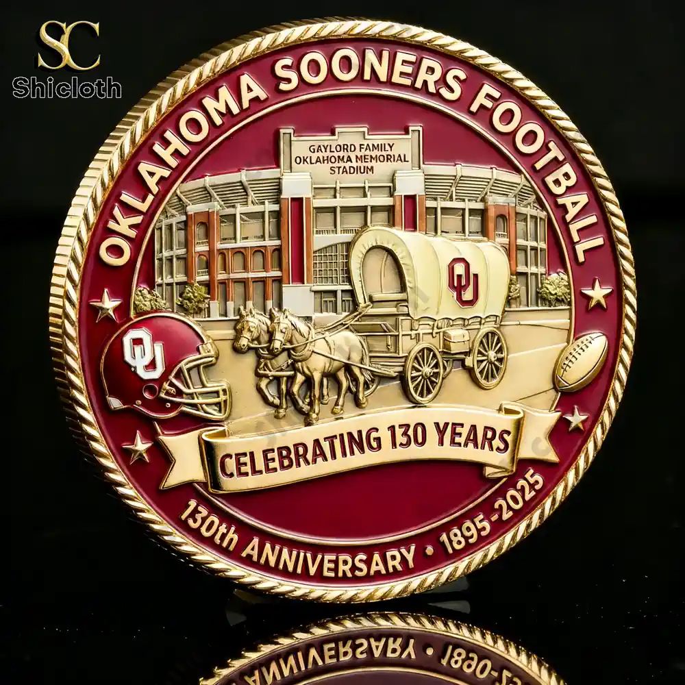 Oklahoma Sooners 130th Anniversary Commemorative - Adult & Kids T-Shirts, Sweatshirts & Hoodies apparel design preview 1