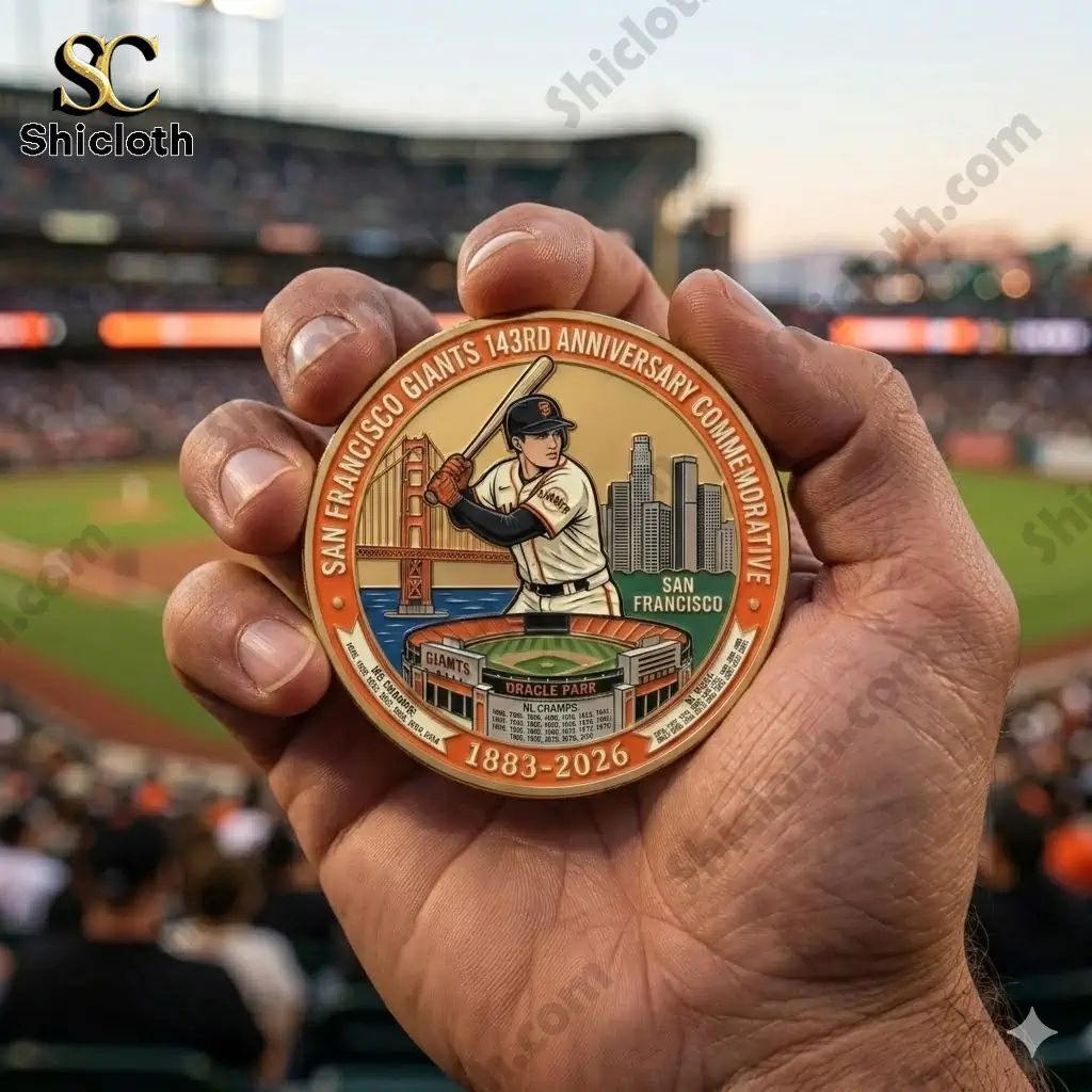 San Francisco Giants 143rd Anniversary Commemorative - Adult & Kids T-Shirts, Sweatshirts & Hoodies apparel design preview 1