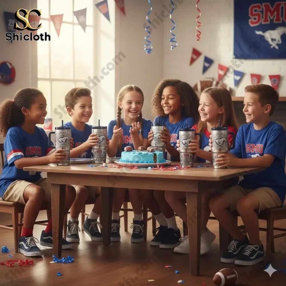SMU Mustangs 25 Years 40Oz Tumbler - Adult & Kids T-Shirts, Sweatshirts & Hoodies apparel design preview 1