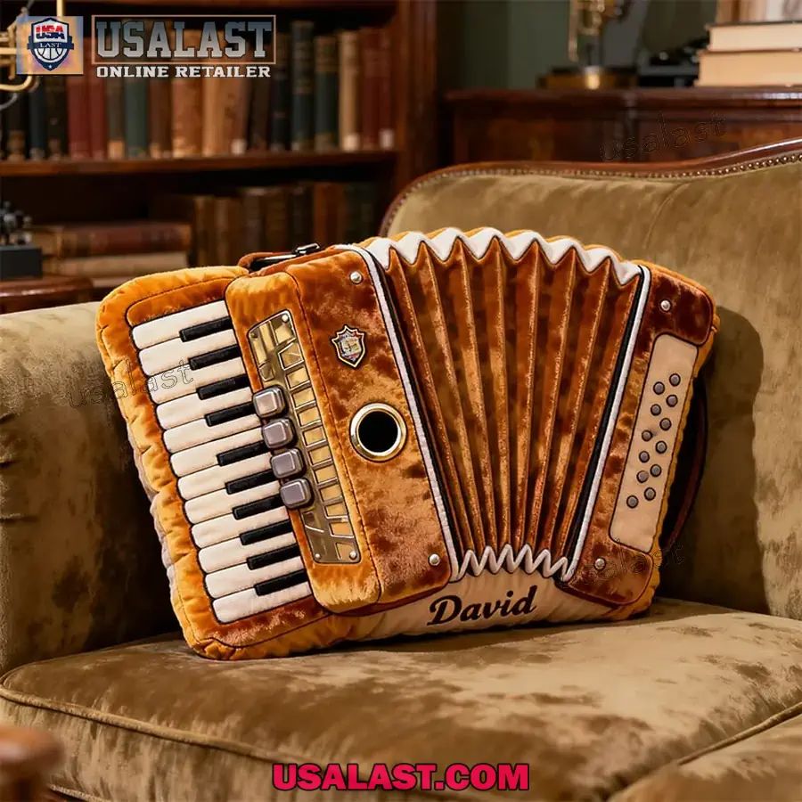 Personalized Classic Accordion Plush Pillow - Adult & Kids T-Shirts, Sweatshirts & Hoodies apparel design preview 1