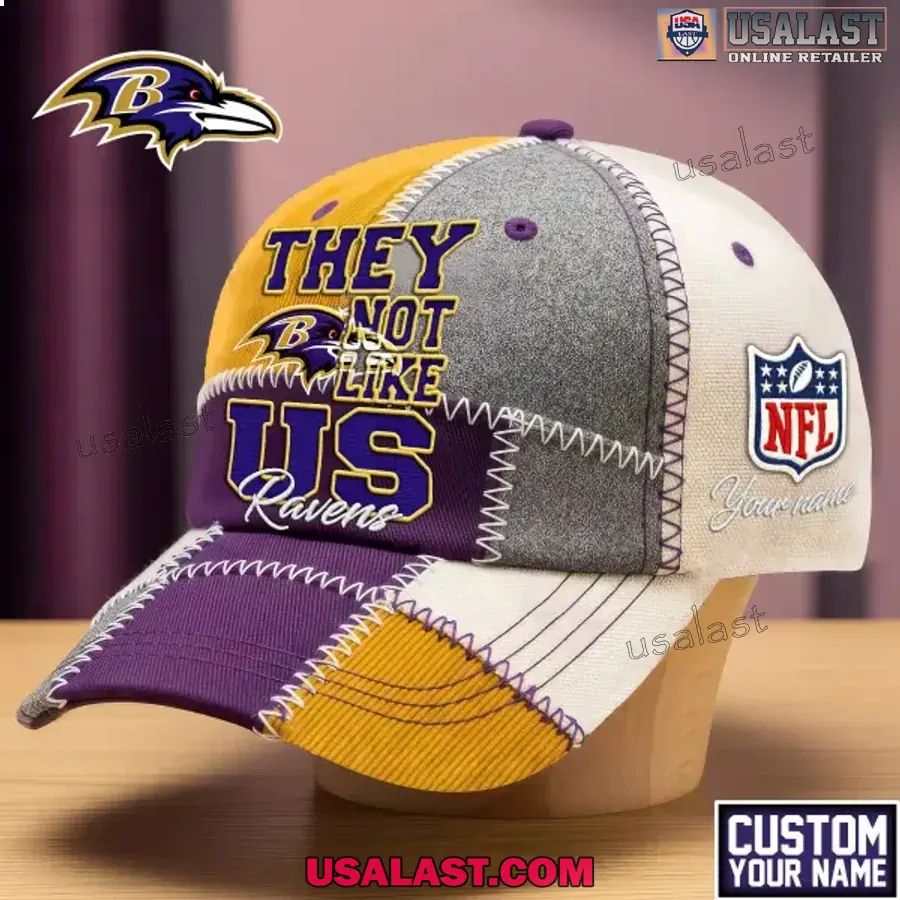 Baltimore Ravens They Not Like Us Personalized Cap - Adult & Kids T-Shirts, Sweatshirts & Hoodies apparel design preview 1
