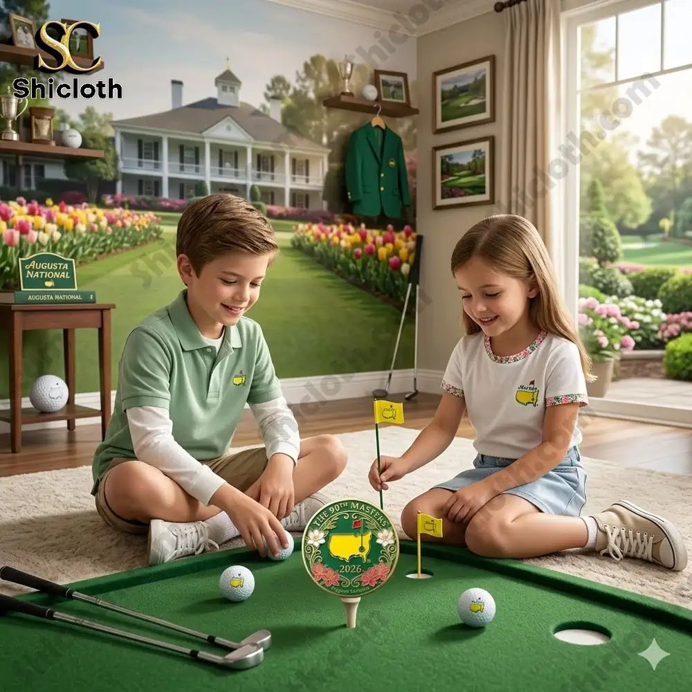 The 90th Masters in Augusta National Coin - Adult & Kids T-Shirts, Sweatshirts & Hoodies apparel design preview 1
