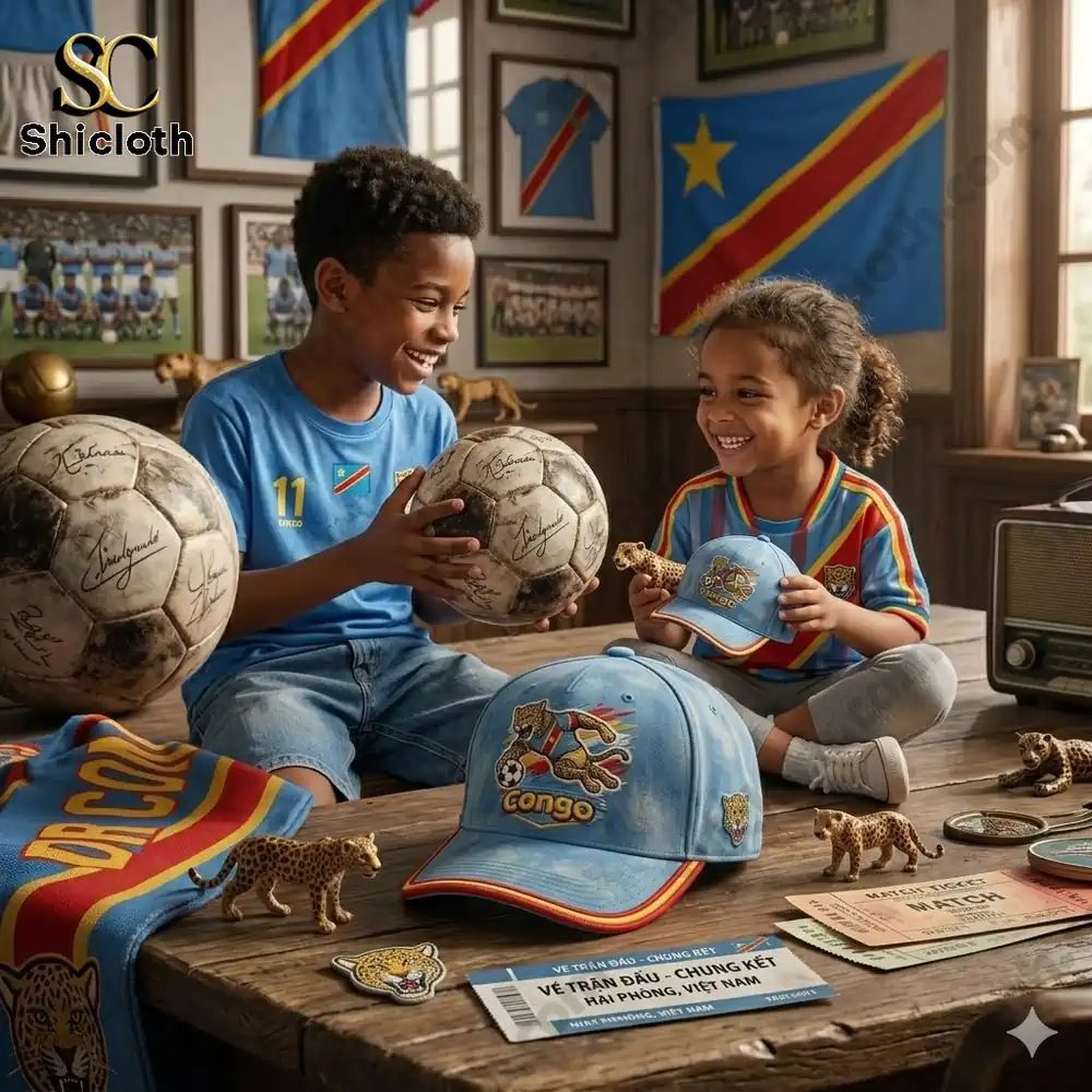 Congo Welcome To World Cup 2026 Cap Hat - Adult & Kids T-Shirts, Sweatshirts & Hoodies apparel design preview 1