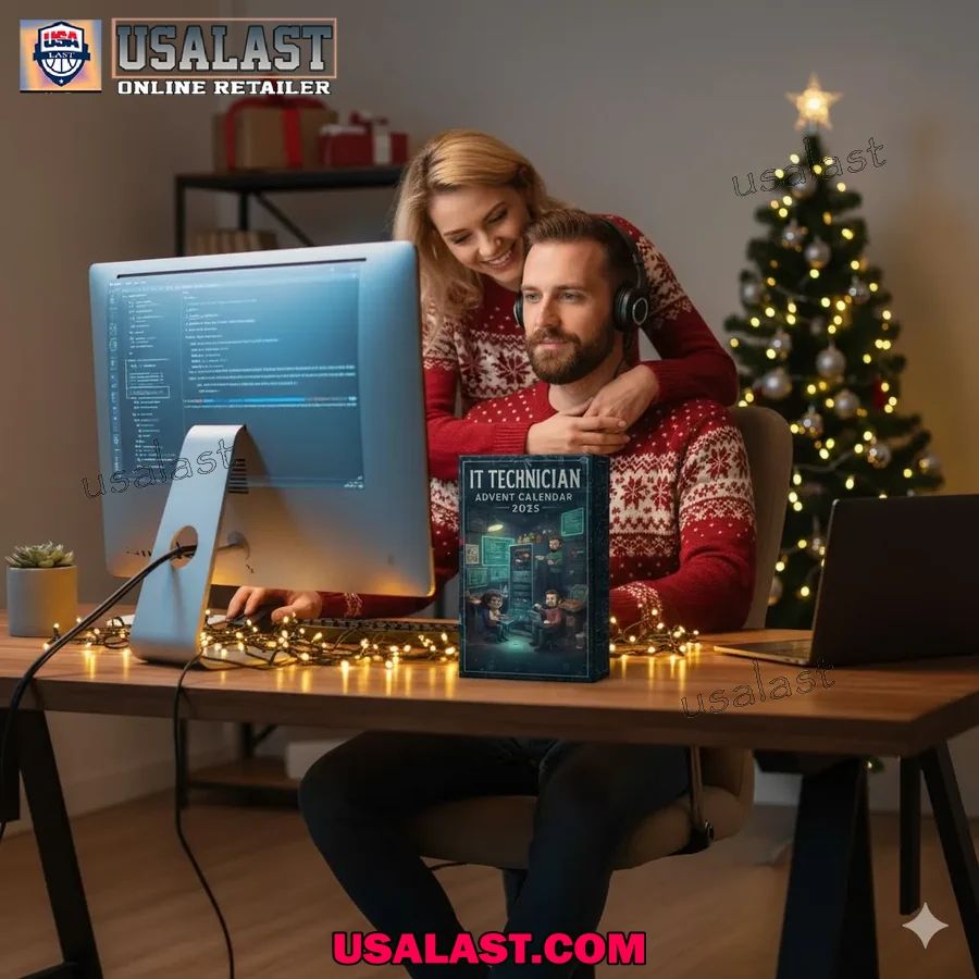 IT Technician Advent Calendar 2025 - Adult & Kids T-Shirts, Sweatshirts & Hoodies apparel design preview 1
