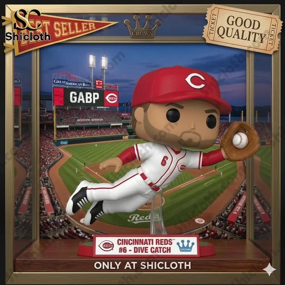 Cincinnati Reds Eric Davis Dive Catch Exclusive - Adult & Kids T-Shirts, Sweatshirts & Hoodies apparel design preview 1