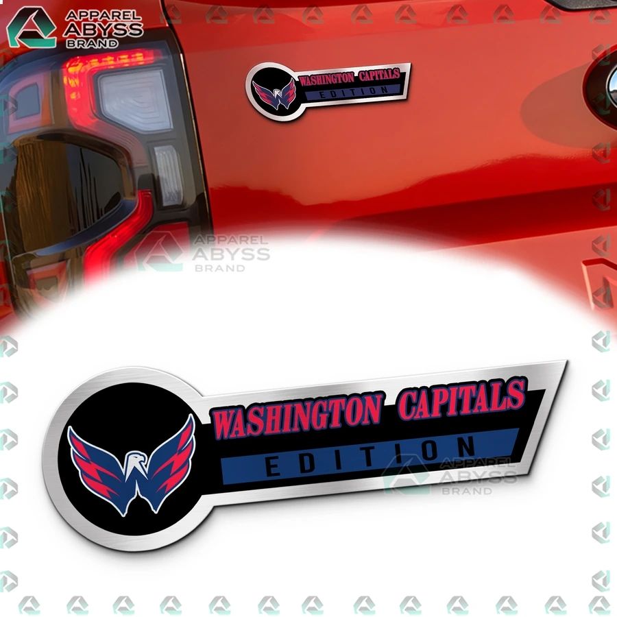 Washington Capitals Edition 3D Engraved Car Name - Adult & Kids T-Shirts, Sweatshirts & Hoodies apparel design preview 1