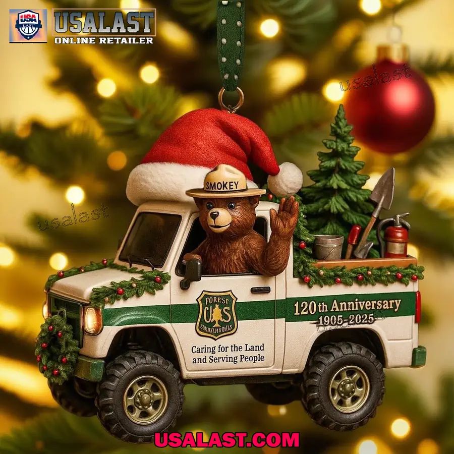 Smokey Bear U.S Forest Service 120th Anniversary - Adult & Kids T-Shirts, Sweatshirts & Hoodies apparel design preview 1