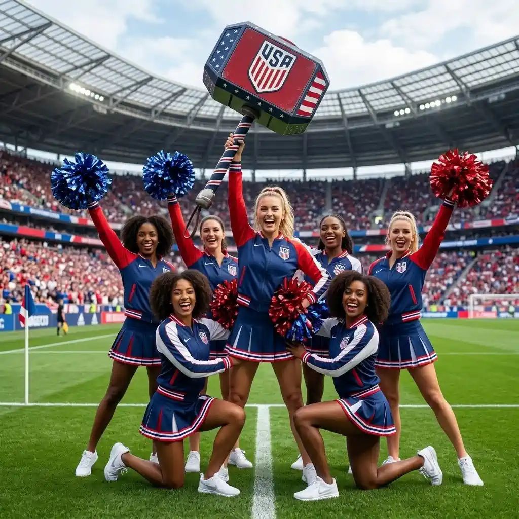 2026 World Cup National Hammer Cheer Loud for the - Adult & Kids T-Shirts, Sweatshirts & Hoodies apparel design preview 1