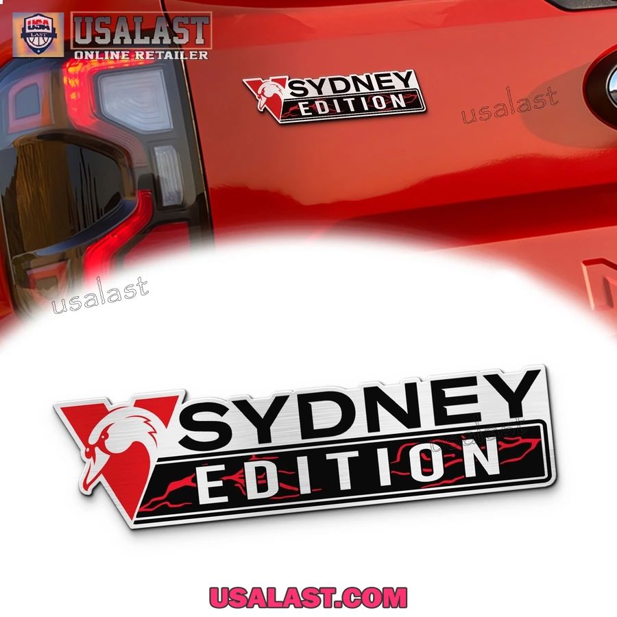 Sydney Swans Edition Custom 3D Car Badge Sticker - Adult & Kids T-Shirts, Sweatshirts & Hoodies apparel design preview 1