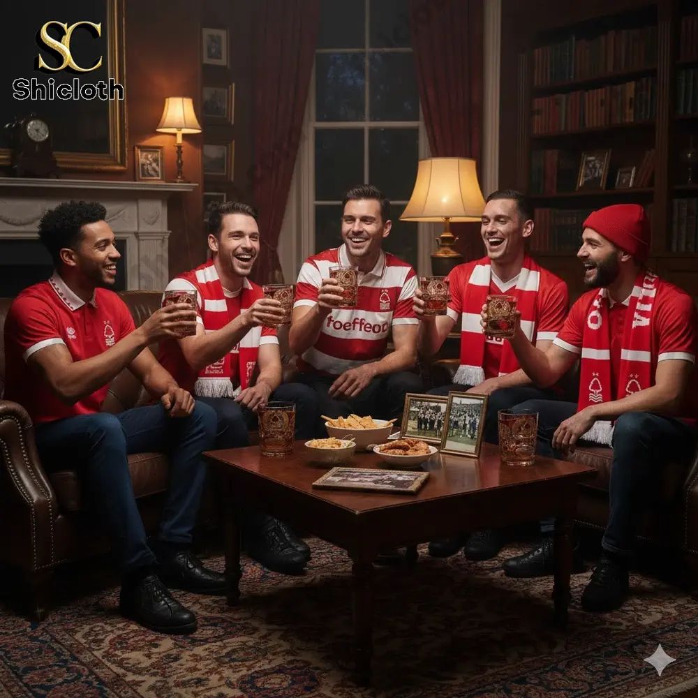 Nottingham Forest 160th Anniversary Glass - Adult & Kids T-Shirts, Sweatshirts & Hoodies apparel design preview 1