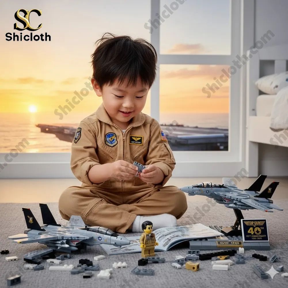Gun 40th Anniversary Building Block Set - Adult & Kids T-Shirts, Sweatshirts & Hoodies apparel design preview 1