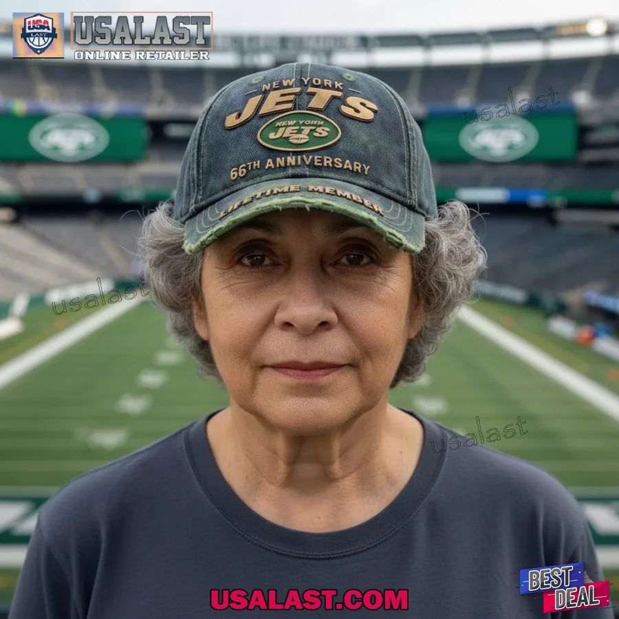 New York Jets 66th Anniversary 1960-2026 Baseball Cap - Adult & Kids T-Shirts, Sweatshirts & Hoodies apparel design preview 1