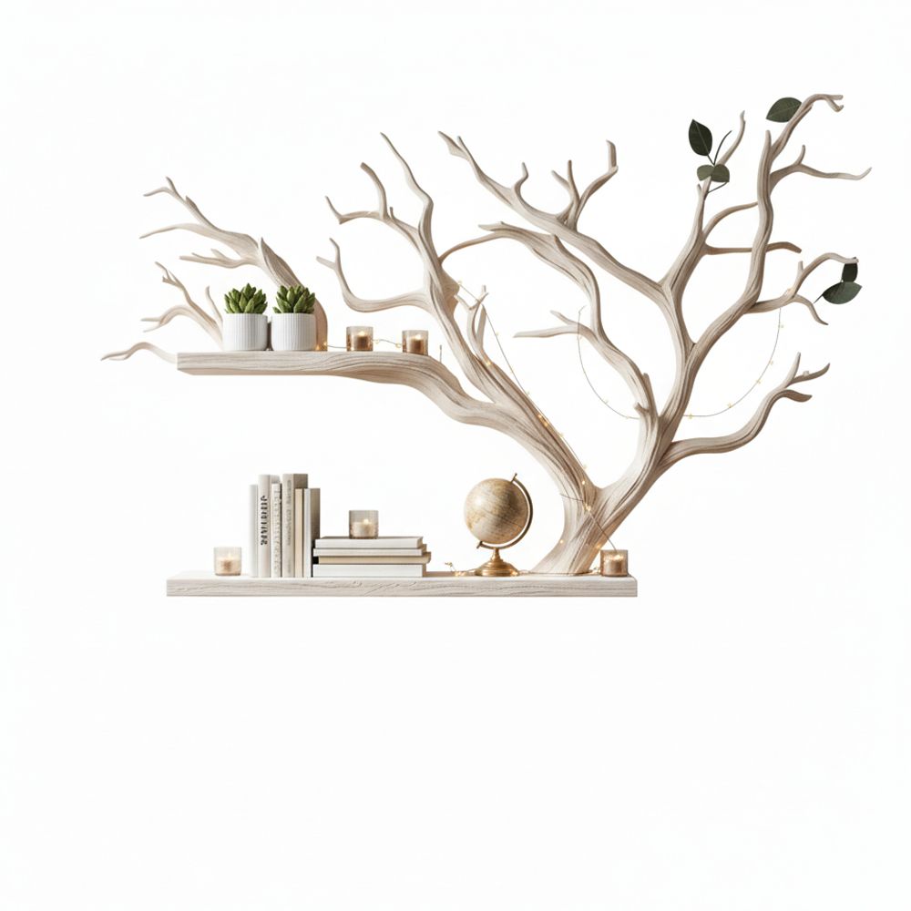 Handcrafted Tree Bookshelf Where Art Meets Function - Adult & Kids T-Shirts, Sweatshirts & Hoodies apparel design preview 1