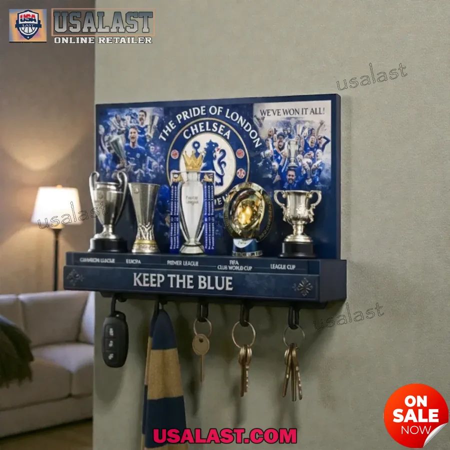 Chelsea FC Pride Collection Wall Key Holder - Adult & Kids T-Shirts, Sweatshirts & Hoodies apparel design preview 1