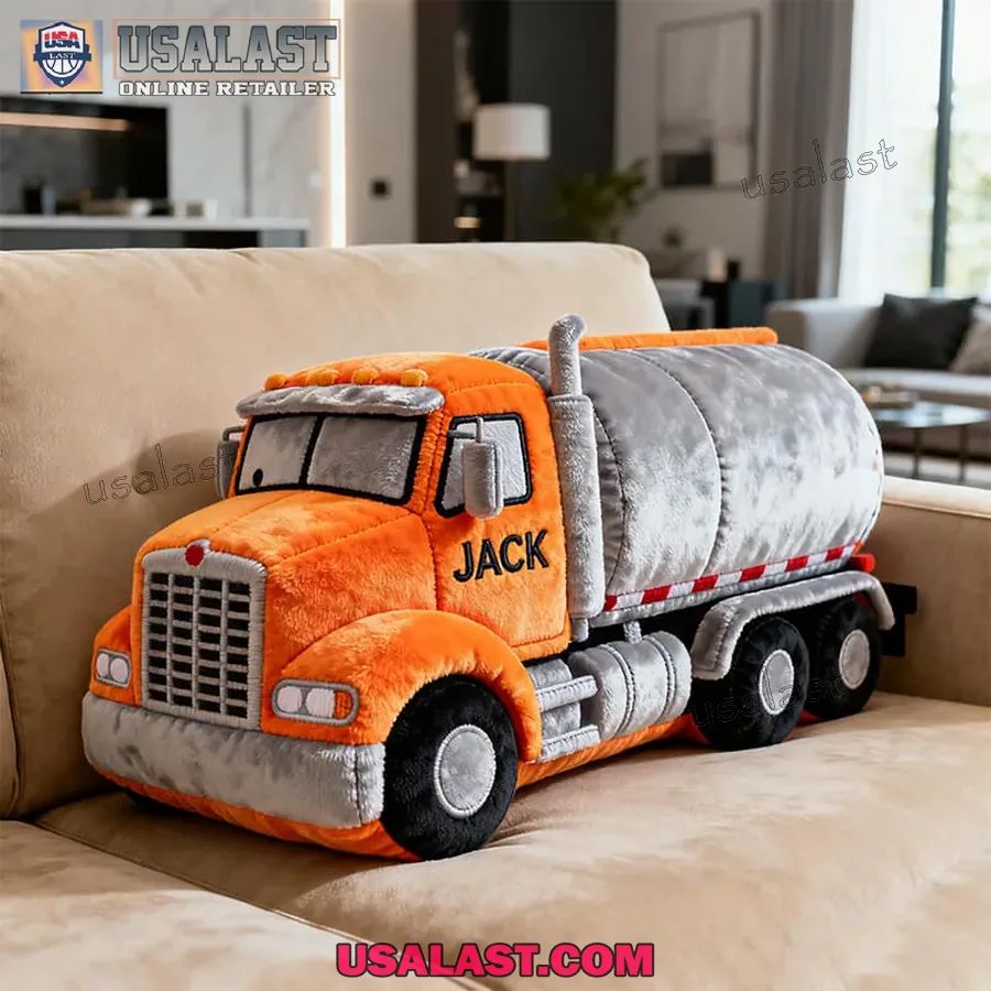 Personalized Custom Tanker Truck Plush Pillow - Adult & Kids T-Shirts, Sweatshirts & Hoodies apparel design preview 1