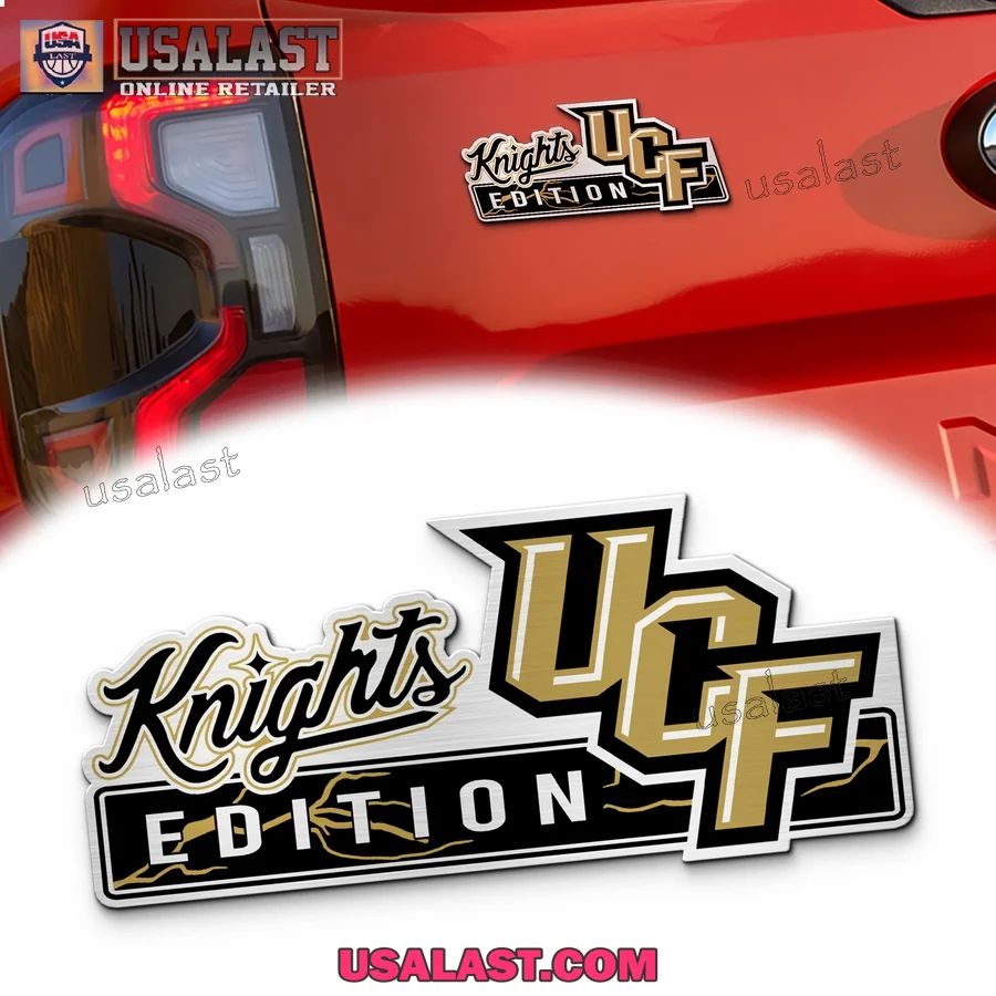 UCF Knights Edition Custom 3D Car Badge Sticker - Adult & Kids T-Shirts, Sweatshirts & Hoodies apparel design preview 1