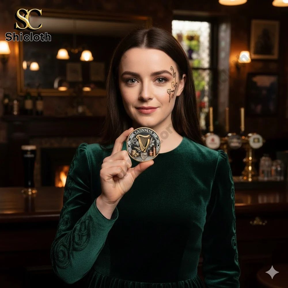 Guinness ESTD 1759 Heritage Commemorative Coin - Adult & Kids T-Shirts, Sweatshirts & Hoodies apparel design preview 1