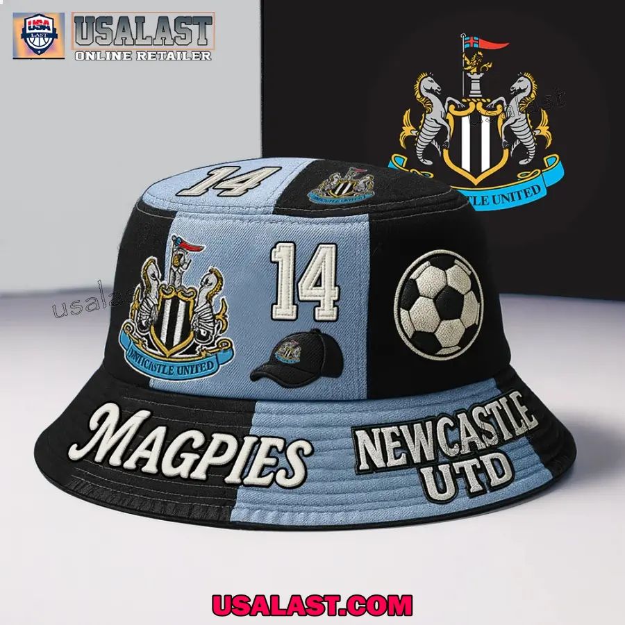 Personalized Newcastle United Magpies Bucket Hat - Adult & Kids T-Shirts, Sweatshirts & Hoodies apparel design preview 1