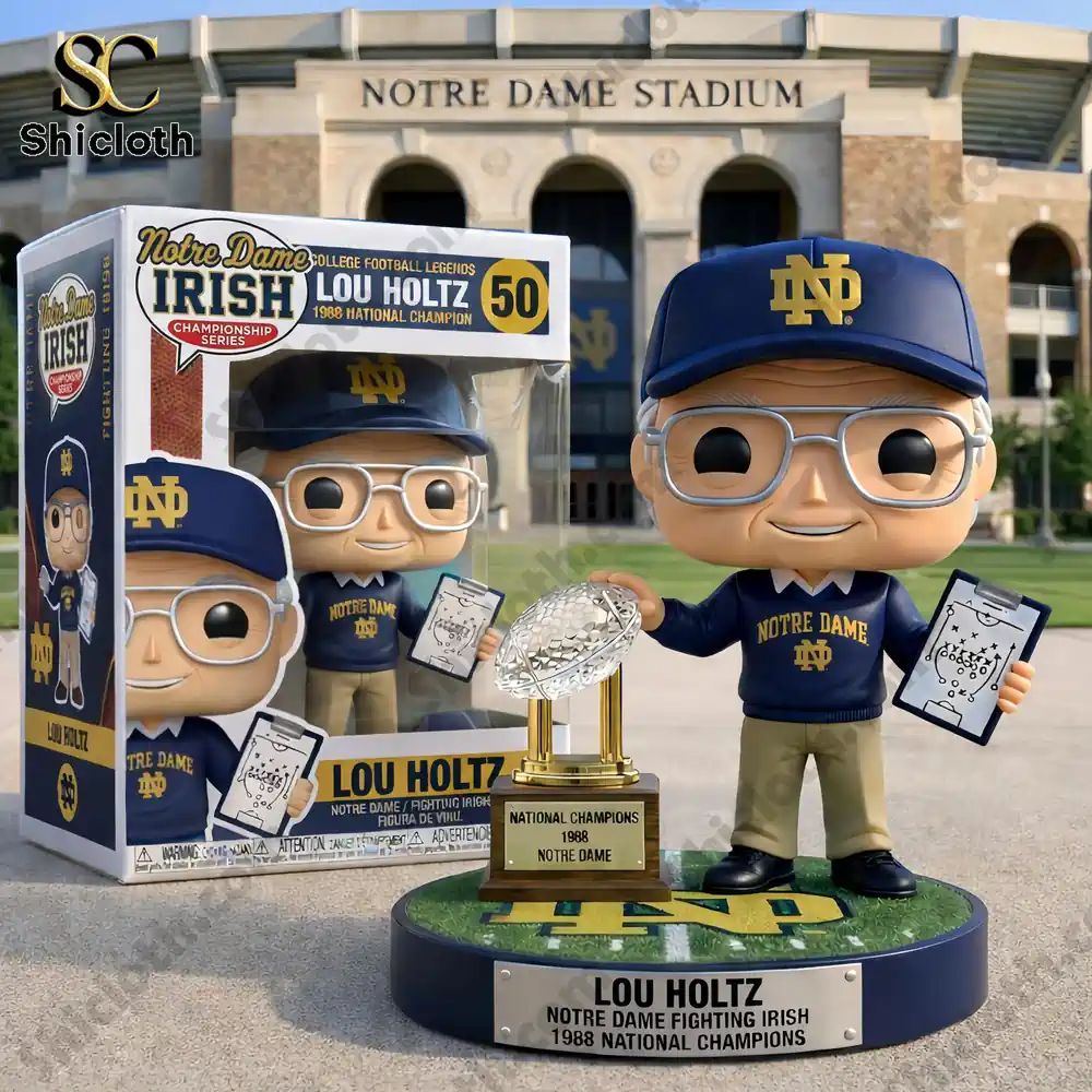 Lou Holtz Commemorative Pop! Figure - Adult & Kids T-Shirts, Sweatshirts & Hoodies apparel design preview 1