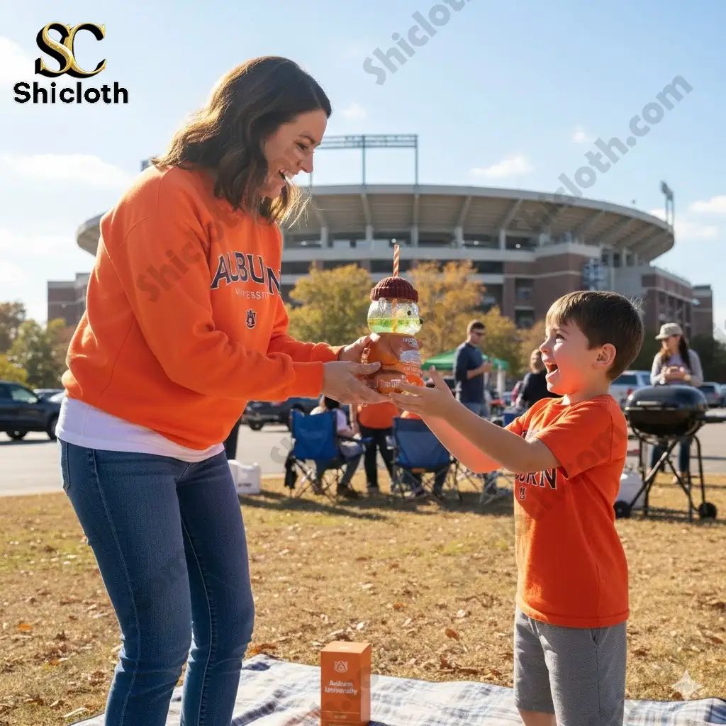 Auburn University 170th Anniversary Stadium - Adult & Kids T-Shirts, Sweatshirts & Hoodies apparel design preview 1
