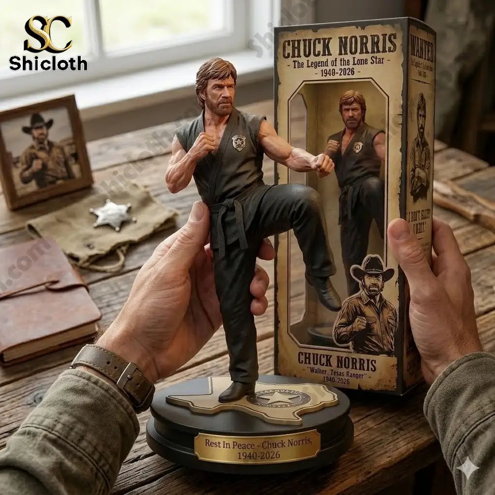 Rest In Peace Chuck Norris The Legend of Lone Star - Adult & Kids T-Shirts, Sweatshirts & Hoodies apparel design preview 1