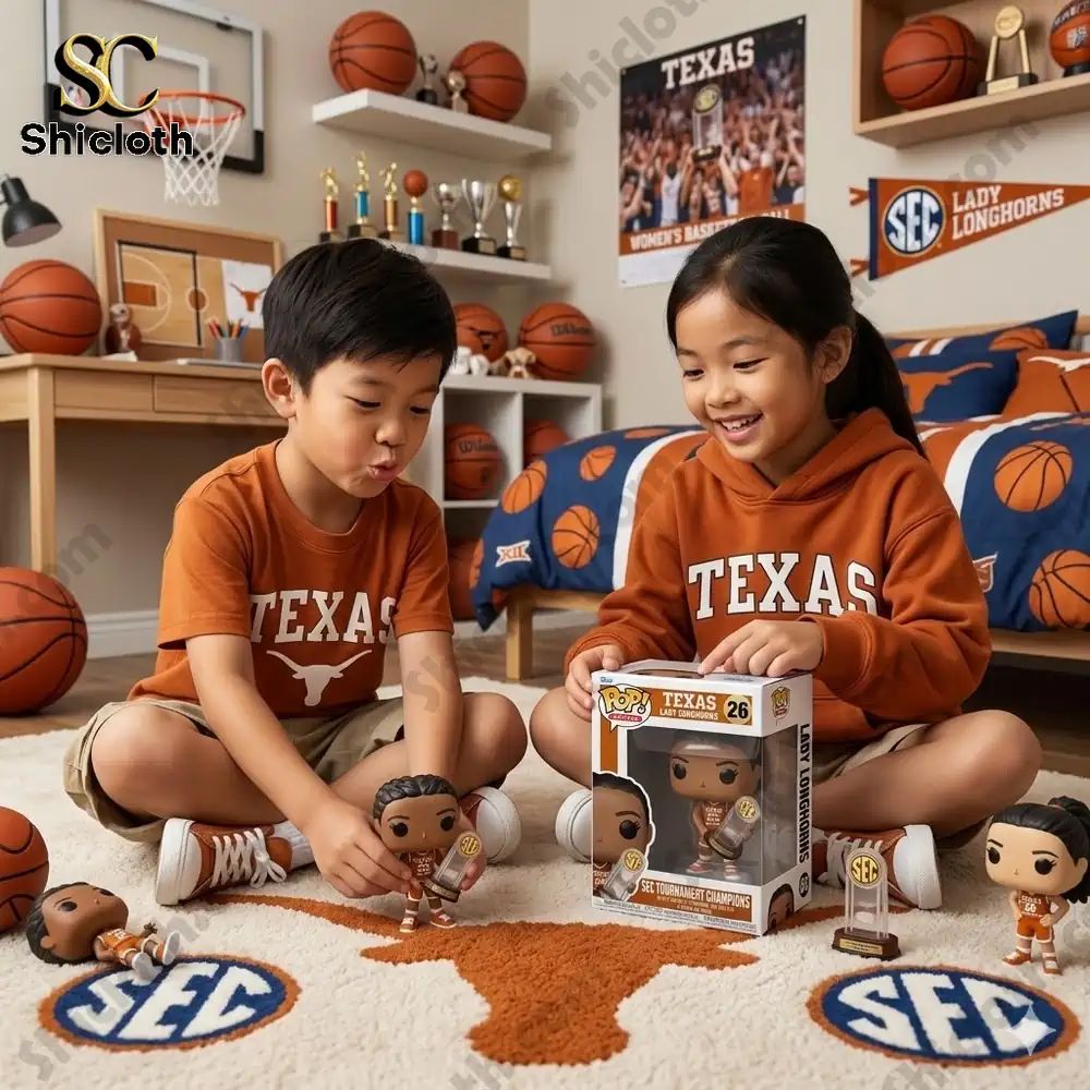 Texas Longhorns women's basketball SEC Tournament - Adult & Kids T-Shirts, Sweatshirts & Hoodies apparel design preview 1