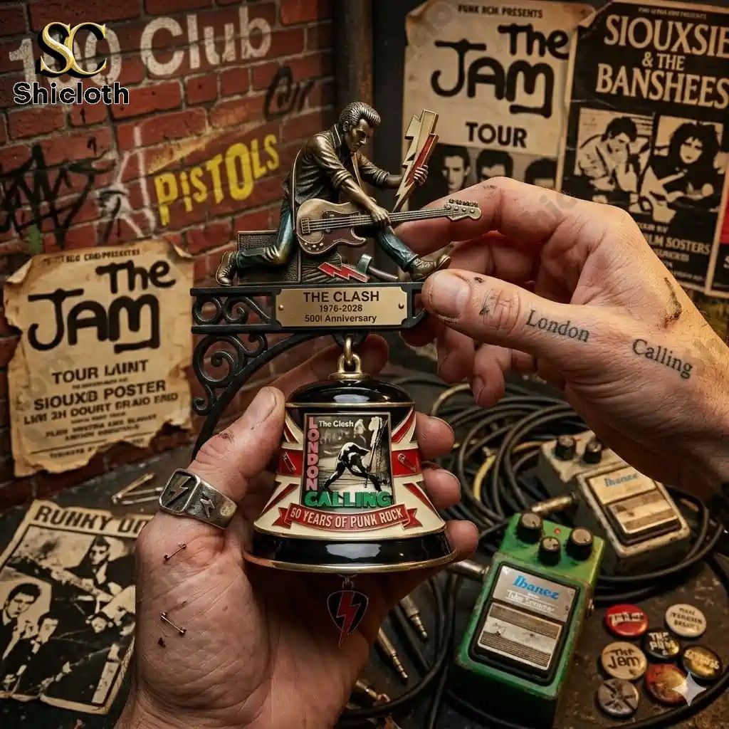 The Clash 1976-2026 50th Anniversary 3D Commemorative - Adult & Kids T-Shirts, Sweatshirts & Hoodies apparel design preview 1