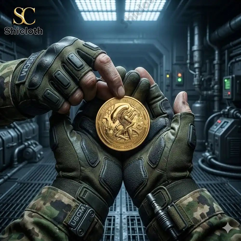 Aliens 40th Anniversary LV-426 Collector Coin - Adult & Kids T-Shirts, Sweatshirts & Hoodies apparel design preview 1
