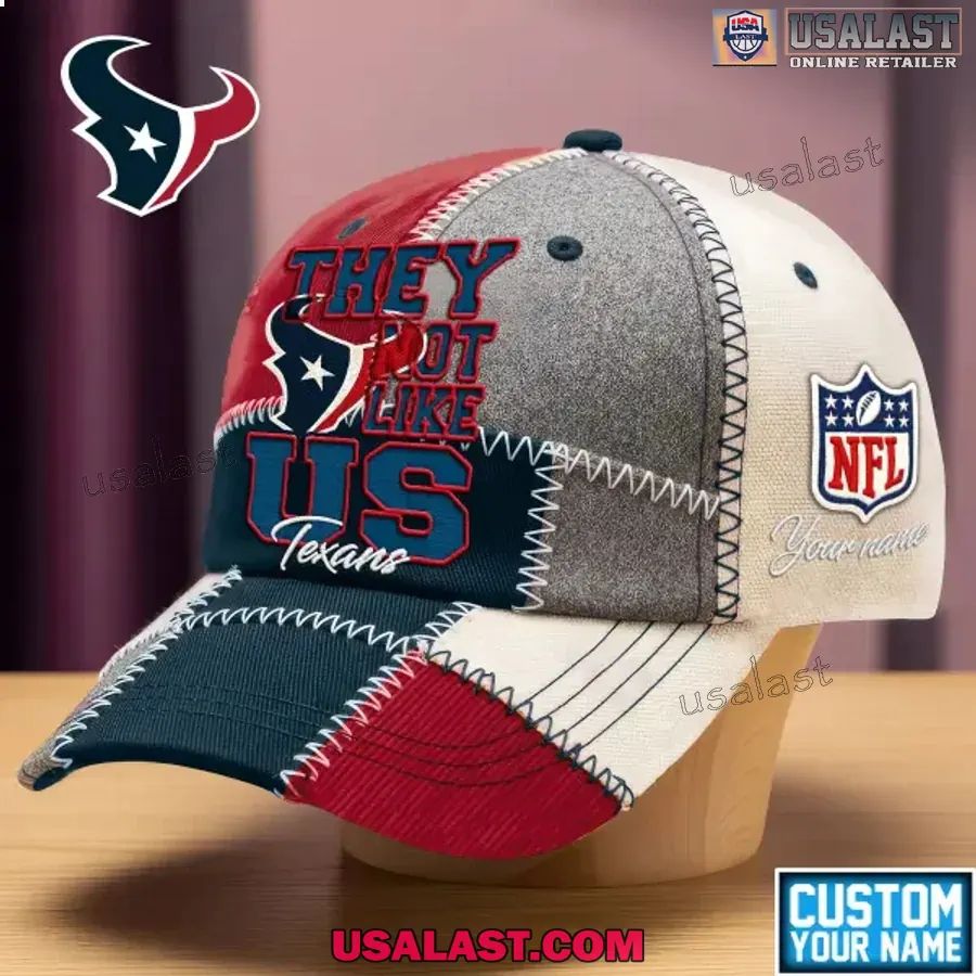 Houston Texans They Not Like Us Personalized Cap - Adult & Kids T-Shirts, Sweatshirts & Hoodies apparel design preview 1