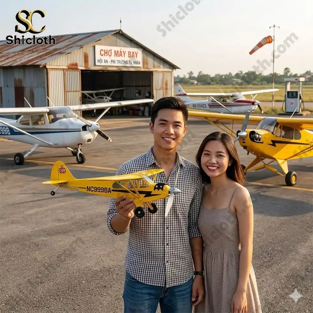 Piper Cub Vintage Metal Airplane Wind Spinner For - Adult & Kids T-Shirts, Sweatshirts & Hoodies apparel design preview 1