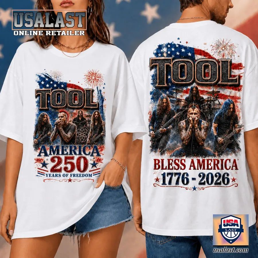 Tool Band Bless America 250th Anniversary 3D - Adult & Kids T-Shirts, Sweatshirts & Hoodies apparel design preview 1