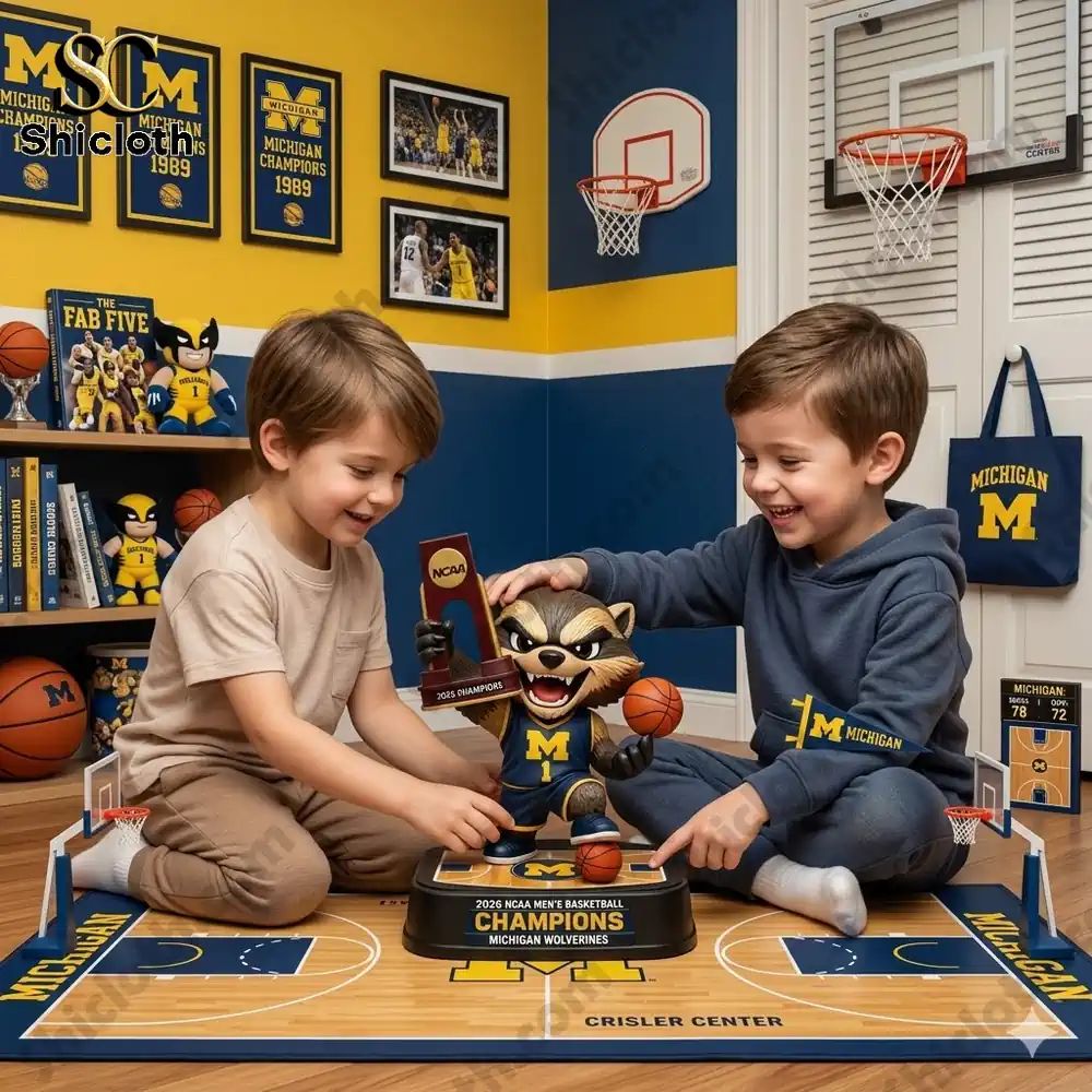 Michigan Wolverines Rocket Raccoon NCAA National - Adult & Kids T-Shirts, Sweatshirts & Hoodies apparel design preview 1
