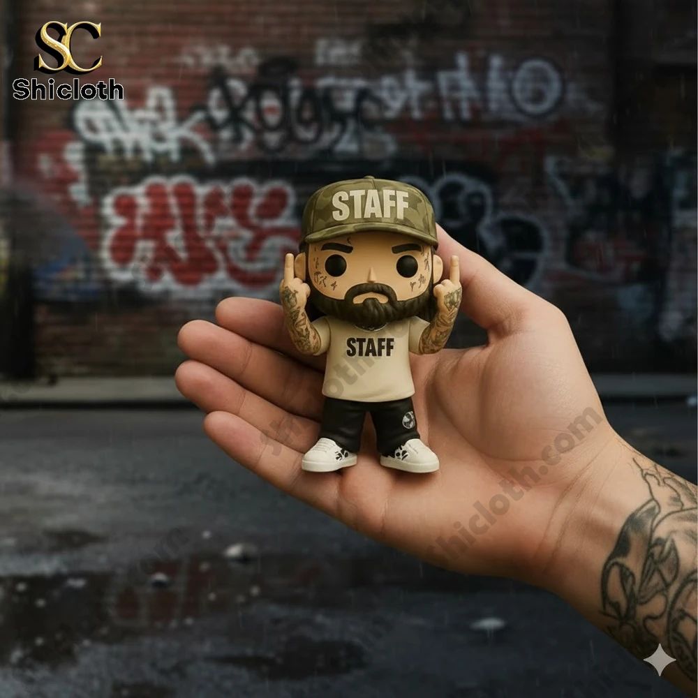 Suicideboys Staff Vinyl Pop Figure Doll - Adult & Kids T-Shirts, Sweatshirts & Hoodies apparel design preview 1