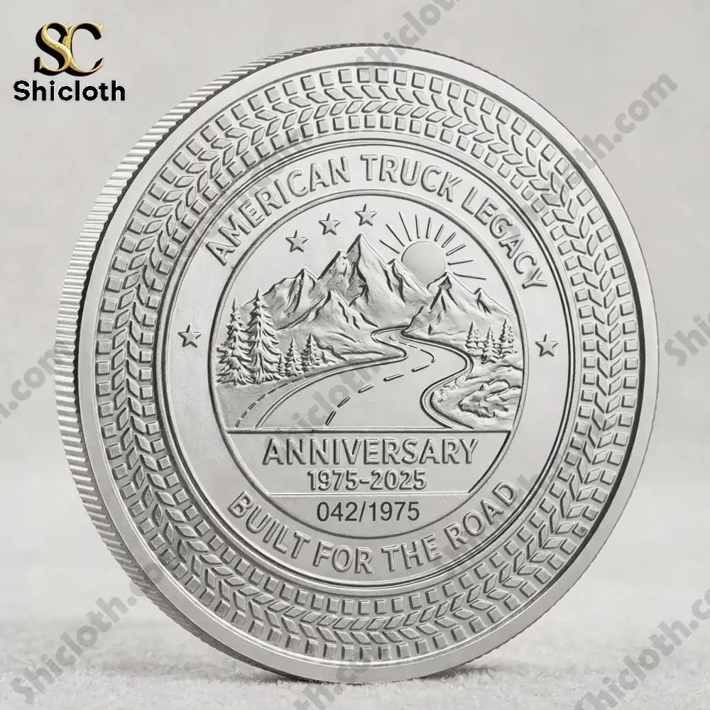 Ford F-150 50th Anniversary Commemorative Coin - Adult & Kids T-Shirts, Sweatshirts & Hoodies apparel design preview 1