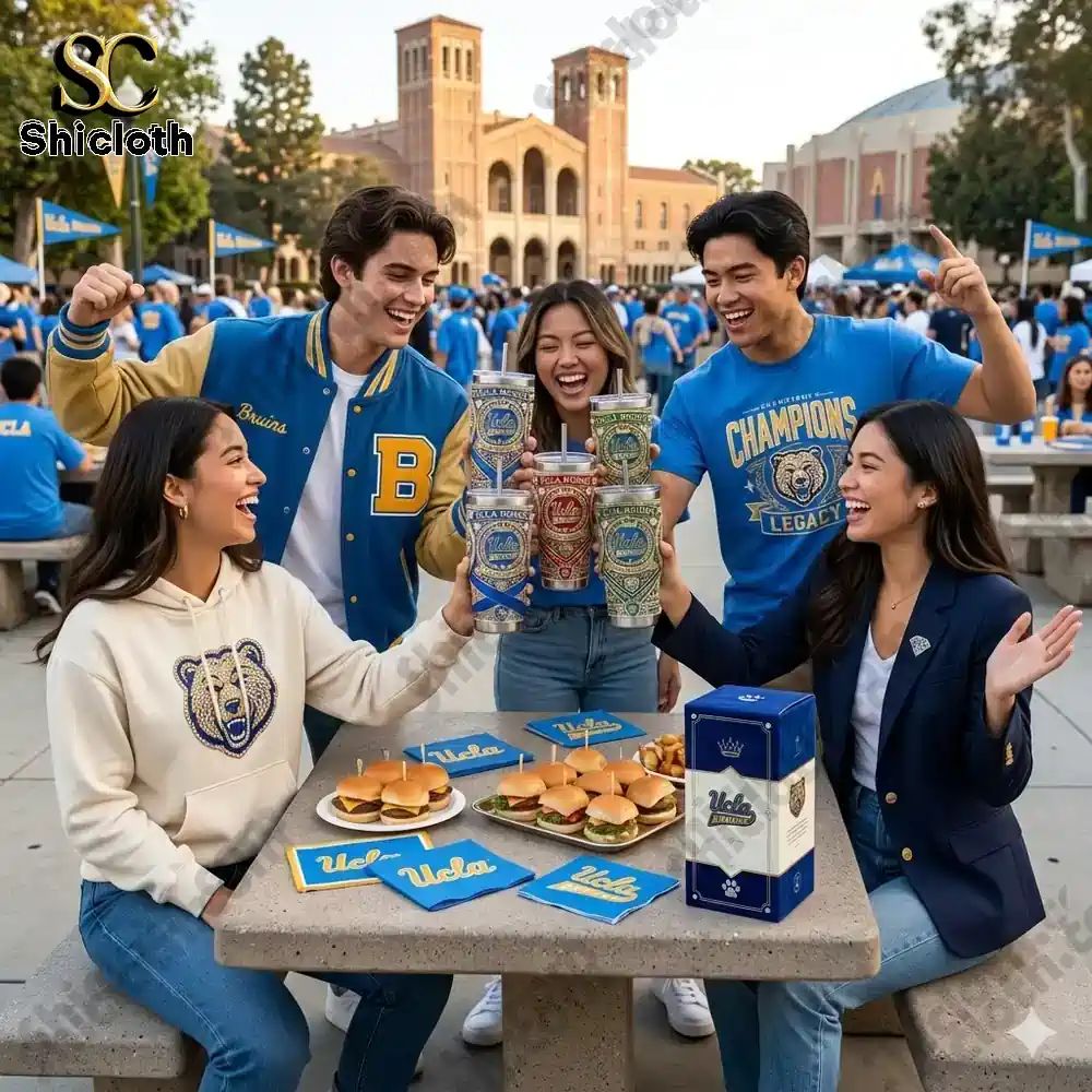 UCLA Bruins Champions' Legacy With Handle Yeti - Adult & Kids T-Shirts, Sweatshirts & Hoodies apparel design preview 1