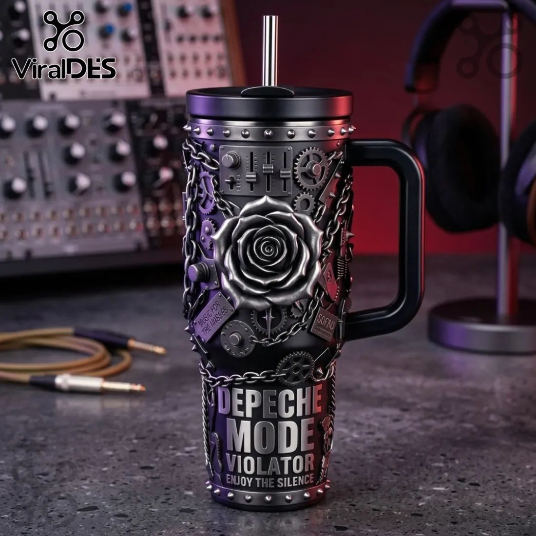 Depeche Mode Violator 40oz Handle Tumbler - Adult & Kids T-Shirts, Sweatshirts & Hoodies apparel design preview 1
