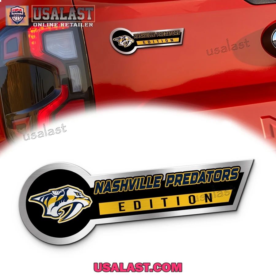 Nashville Predators Edition 3D Engraved Car Name - Adult & Kids T-Shirts, Sweatshirts & Hoodies apparel design preview 1