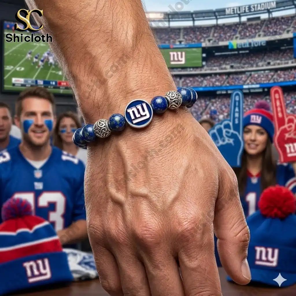 New York Giants Lucky Bracelet - Adult & Kids T-Shirts, Sweatshirts & Hoodies apparel design preview 1