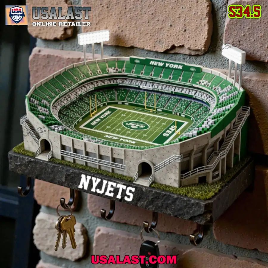 New York Jets Sports Stadium Key Hooks, Holder - Adult & Kids T-Shirts, Sweatshirts & Hoodies apparel design preview 1