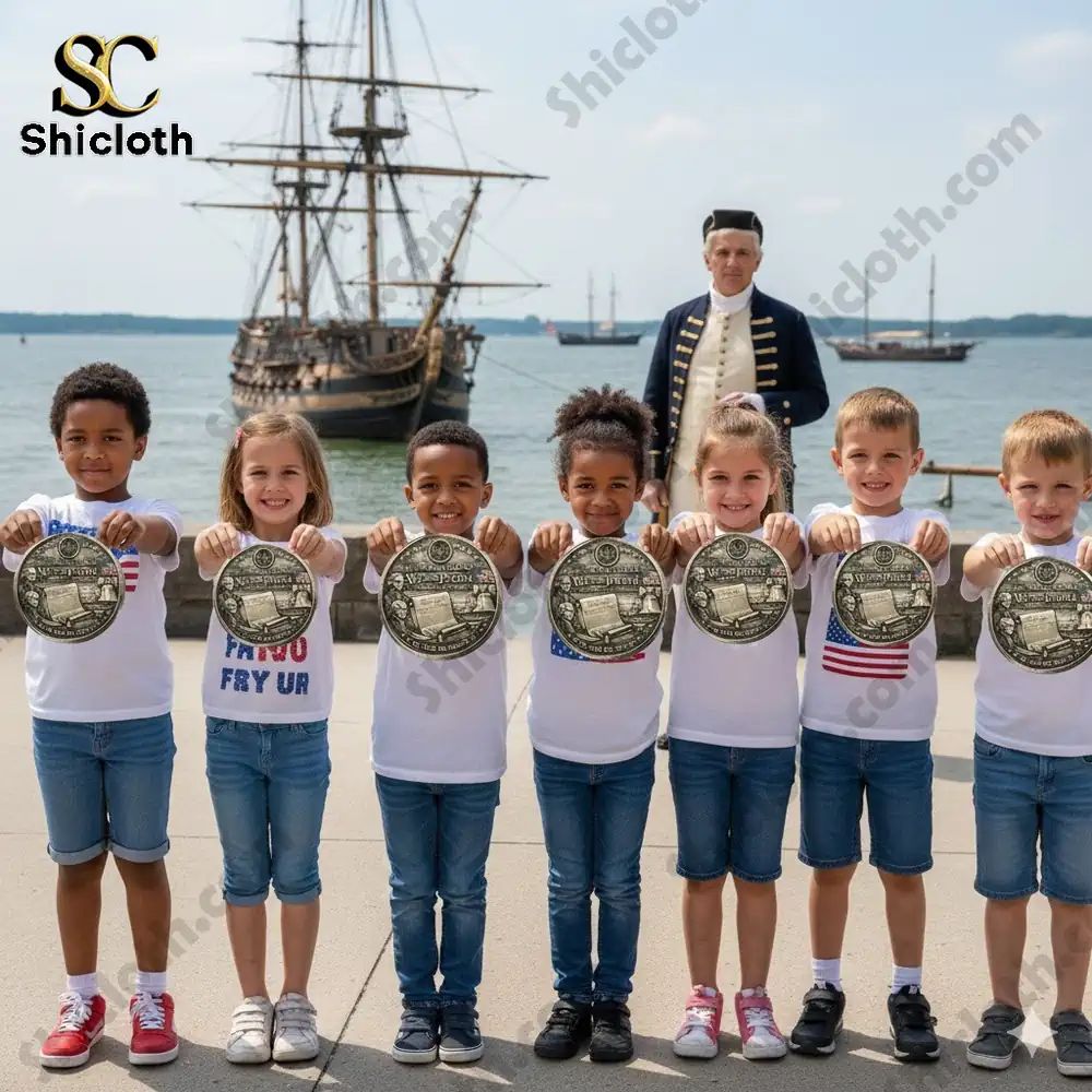 U.S. Navy Military 250Th Anniversary Coin - Adult & Kids T-Shirts, Sweatshirts & Hoodies apparel design preview 1