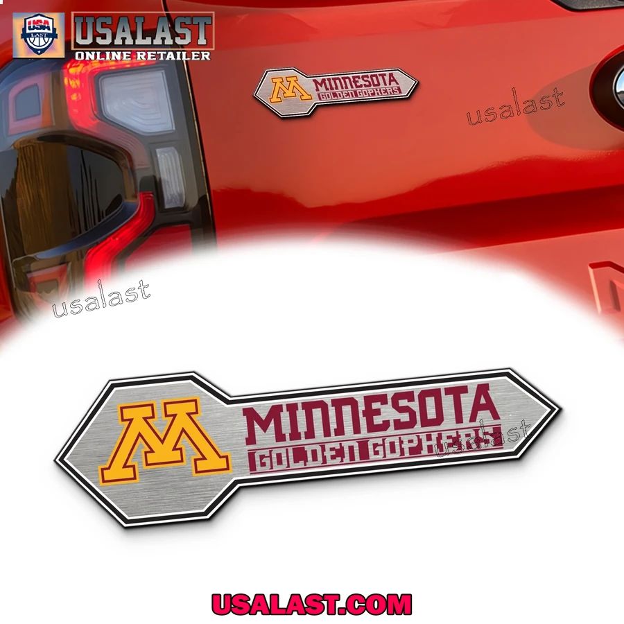 Minnesota Golden Gophers Edition 3D Car Badge Sticker - Adult & Kids T-Shirts, Sweatshirts & Hoodies apparel design preview 1