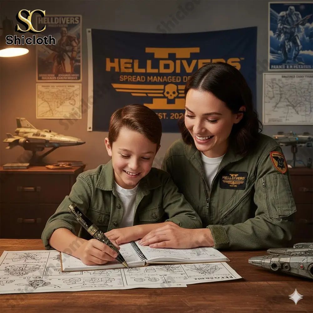 Game Helldivers Collectors Pen - Adult & Kids T-Shirts, Sweatshirts & Hoodies apparel design preview 1