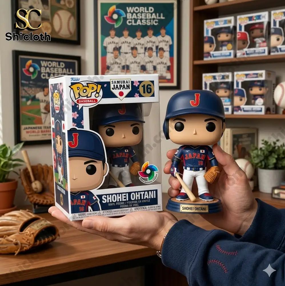 Japan Shohei Ohtani Funko Pop Figurine - Adult & Kids T-Shirts, Sweatshirts & Hoodies apparel design preview 1