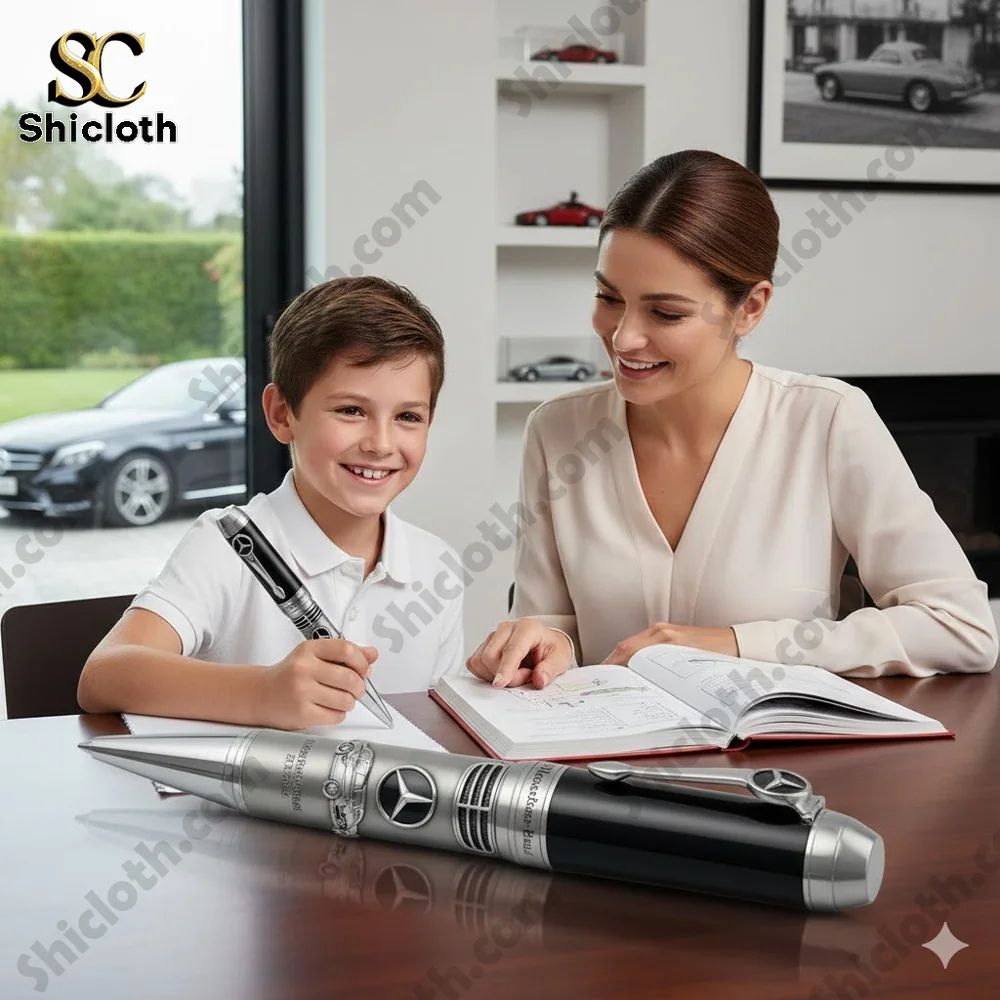 Mercedes Benz Car Ballpoint Pen - Adult & Kids T-Shirts, Sweatshirts & Hoodies apparel design preview 1