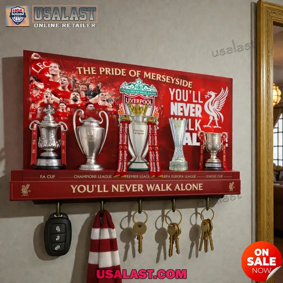 Liverpool FC Pride Collection Wall Key Holder - Adult & Kids T-Shirts, Sweatshirts & Hoodies apparel design preview 1