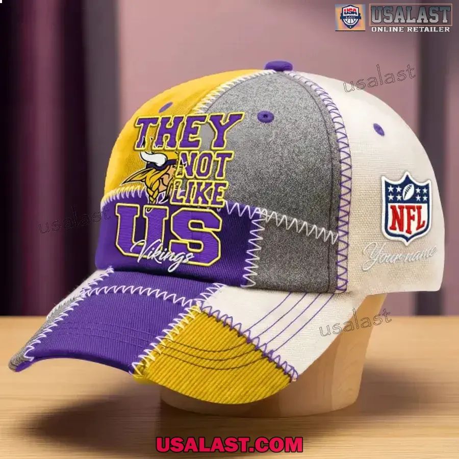 Minnesota Vikings They Not Like Us Personalized Cap - Adult & Kids T-Shirts, Sweatshirts & Hoodies apparel design preview 1