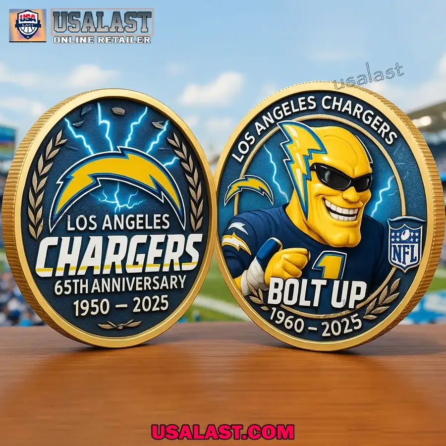 Los Angeles Chargers 65th Anniversary Commemorative - Adult & Kids T-Shirts, Sweatshirts & Hoodies apparel design preview 1