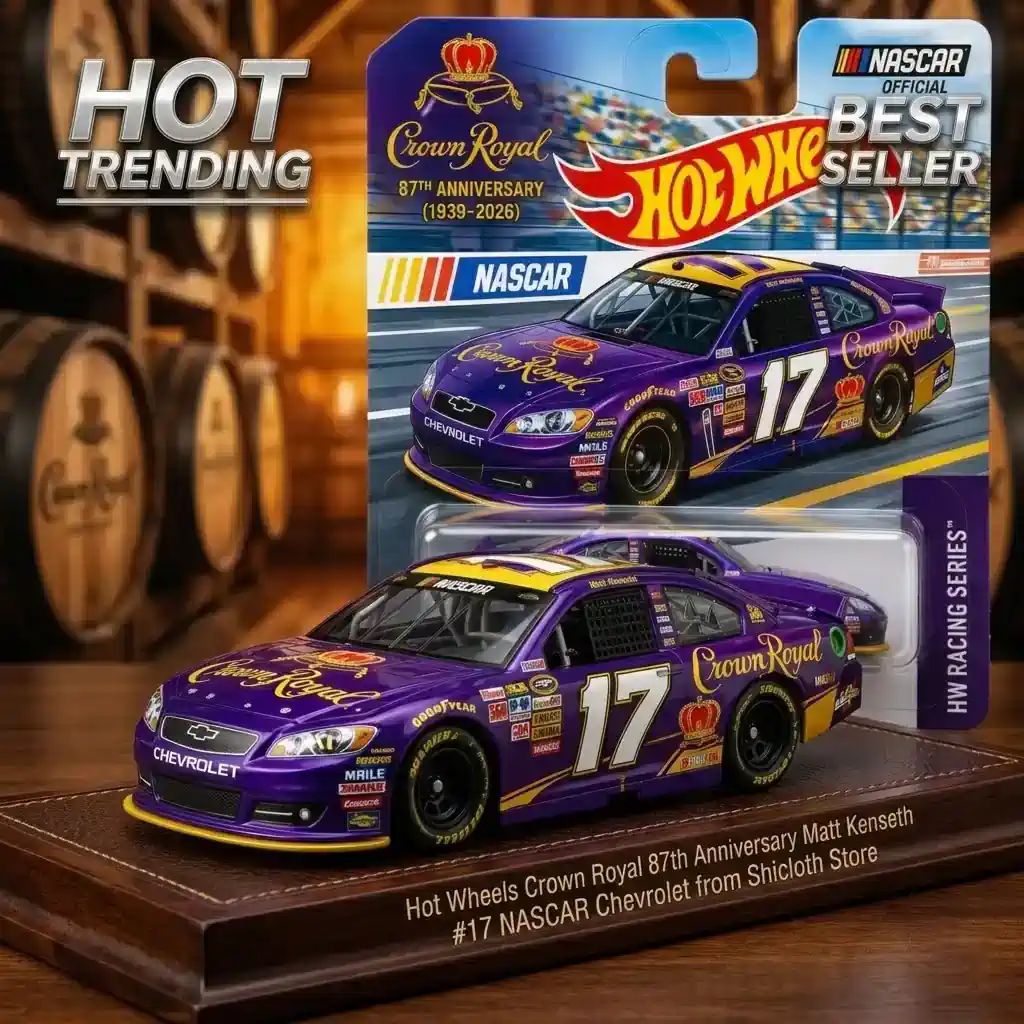 Wheels Crown Royal 87th Anniversary Matt Kenseth #17 - Adult & Kids T-Shirts, Sweatshirts & Hoodies apparel design preview 1