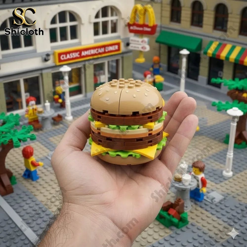 McDonalds 70th Anniversary Brick Set Edition 2026 - Adult & Kids T-Shirts, Sweatshirts & Hoodies apparel design preview 1